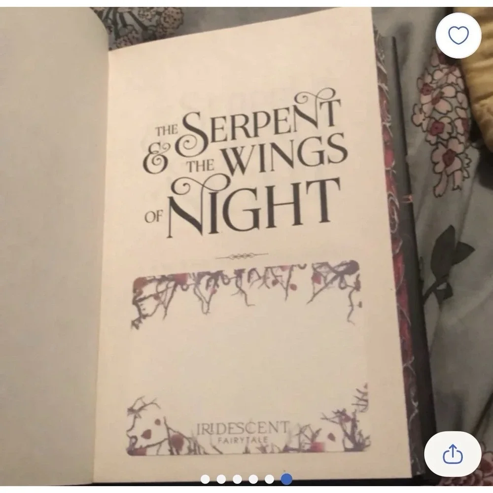 Iridescent Fairytale The Serpent and the Wings of Night Carissa Broadbent Romanc